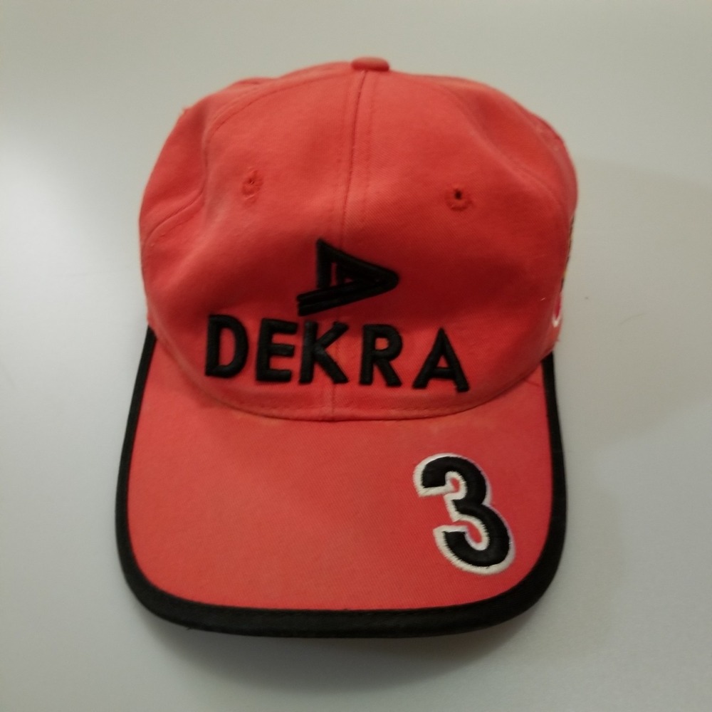 Vintage DEKRA Ferrari Michael‎ Schumacher Hat Cap Formula 1 Racing 1998 Red 90s